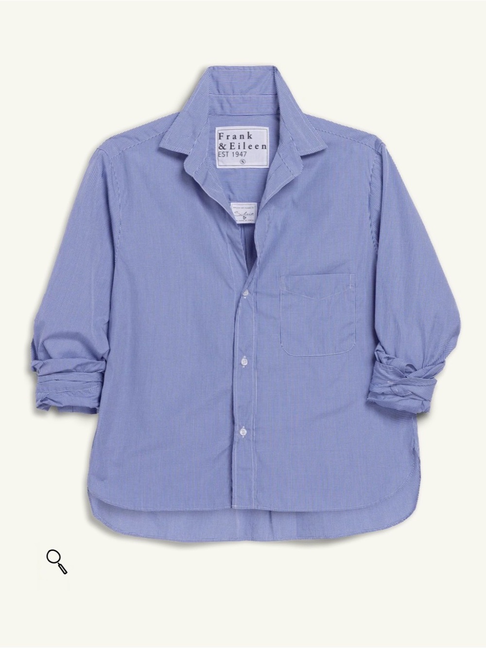 Frank & Eileen | Light Blue Silvio Untuckable Button-Down Shirt